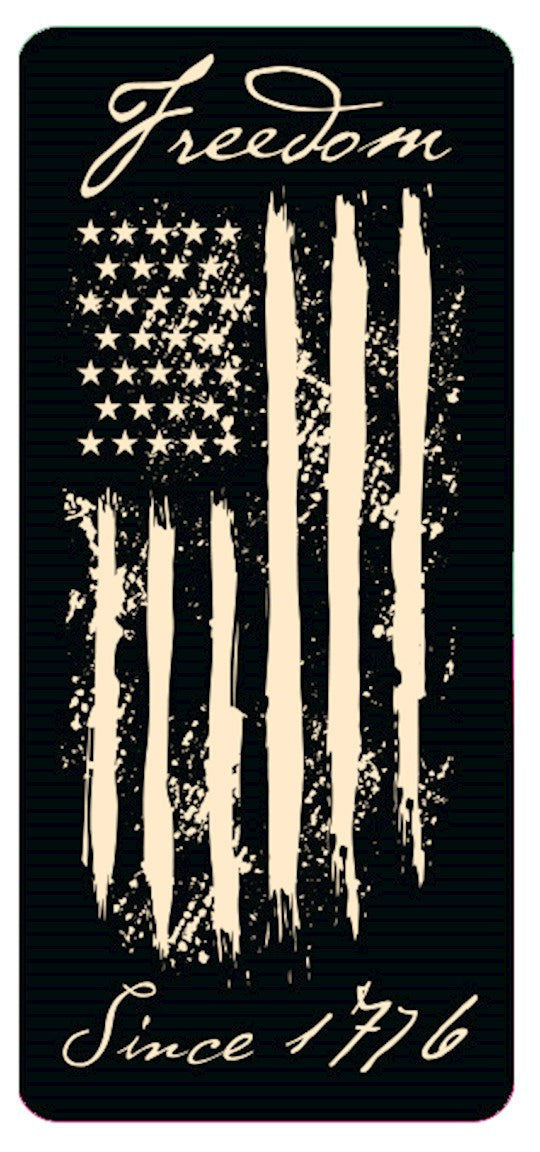 Sticker-Freedom Flag 1776 (Pack Of 10) (*EXCLUSIVE)