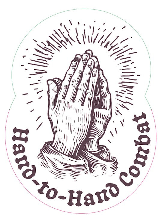 Sticker-Hand-To-Hand Combat (Pack Of 10) (*EXCLUSIVE)