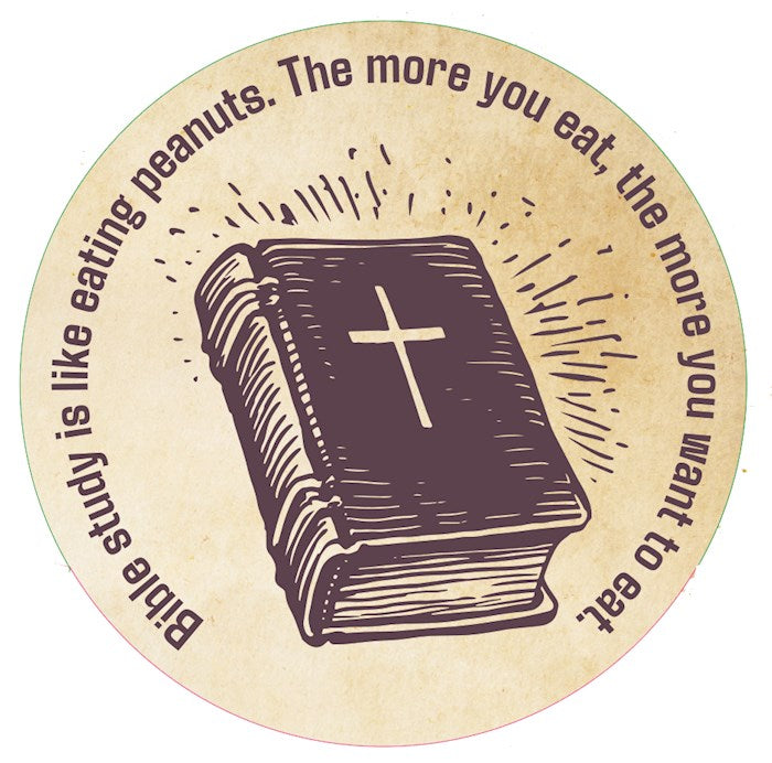 Sticker-Bible Study (Pack Of 10) (*EXCLUSIVE)