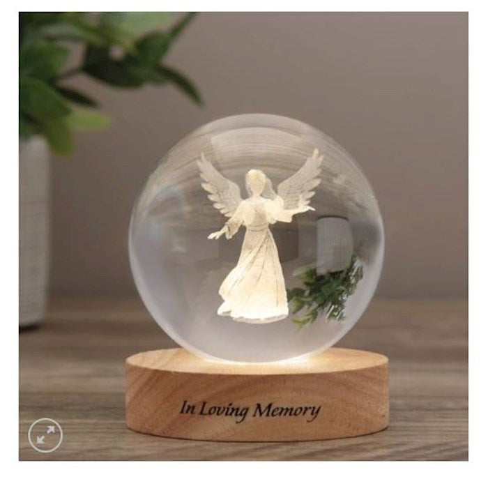 Crystal Keepsake-Angel/In Loving Memory (4&