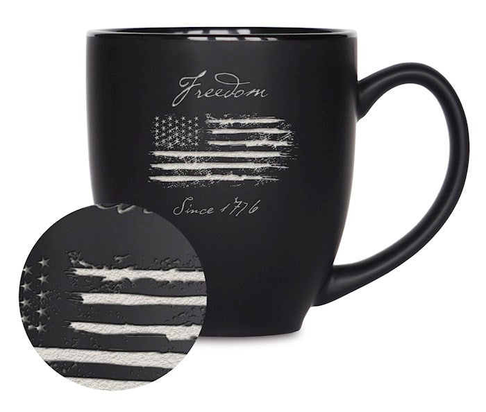 Mug-Freedom Since 1776-Black Bistro (15 oz)