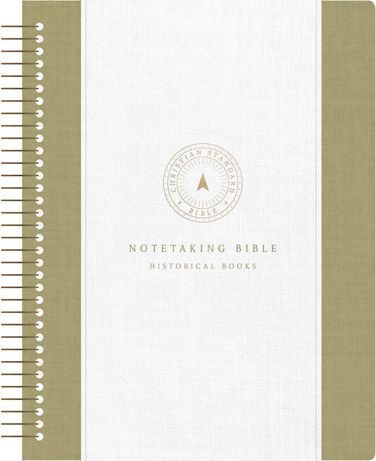 CSB Spiral-Bound Notetaking Bible Optimal Type: Historical Books-Spiral Bound