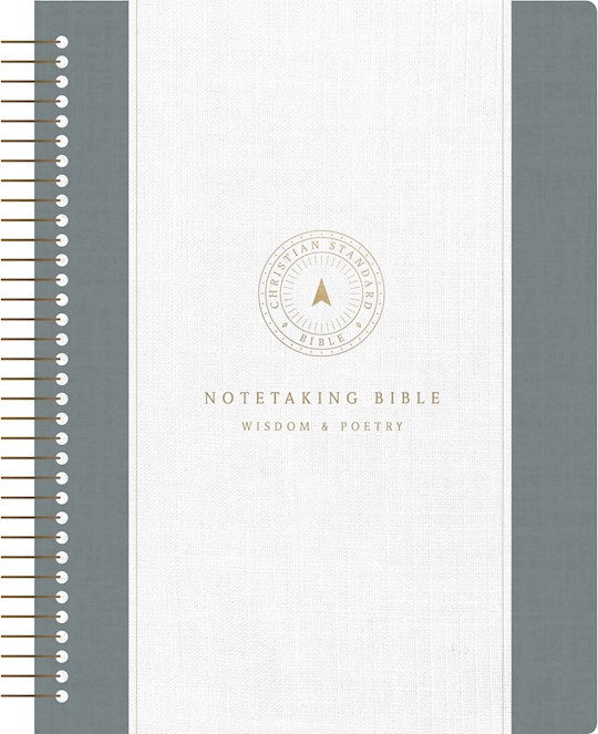 CSB Spiral-Bound Notetaking Bible Optimal Type: Wisdom And Poetry-Spiral Bound