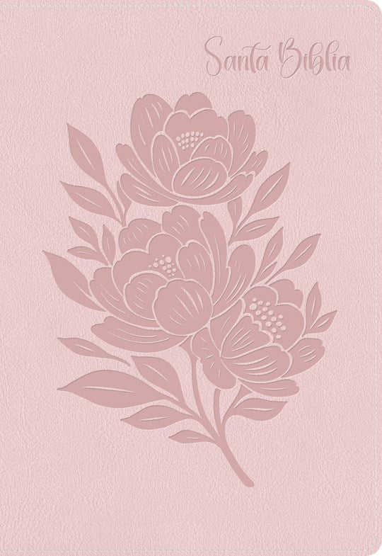 RVR 1960 Biblia para regalos y premios (Gift &amp; Award Bible)-Pink Petals LeatherTouch