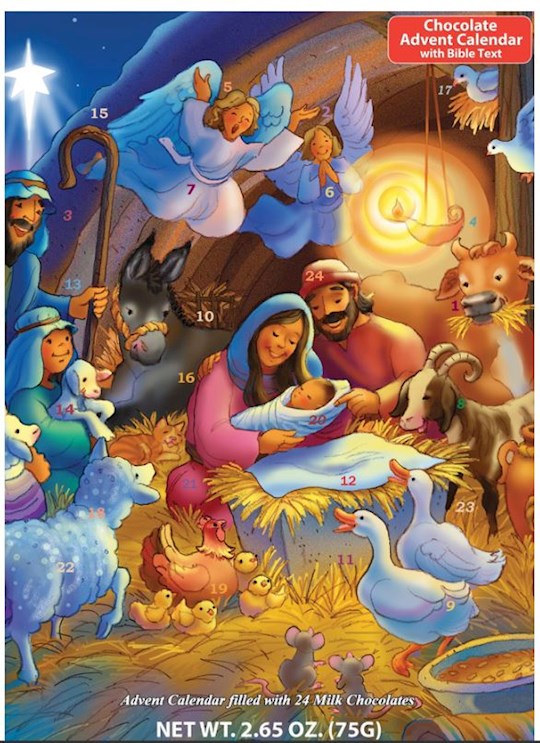 Chocolate Calendar-Advent: Heavenly Nights (10 x 13.75)