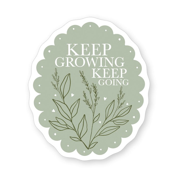 Sticker-Keep Growing Green (2.5" X 3.5")