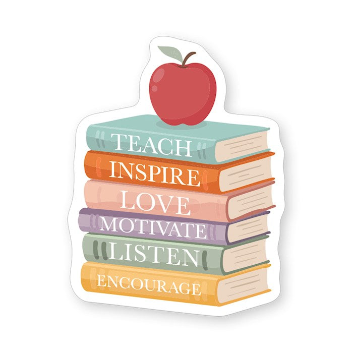 Sticker-Book Stack Apple (2.5" X 3.5")