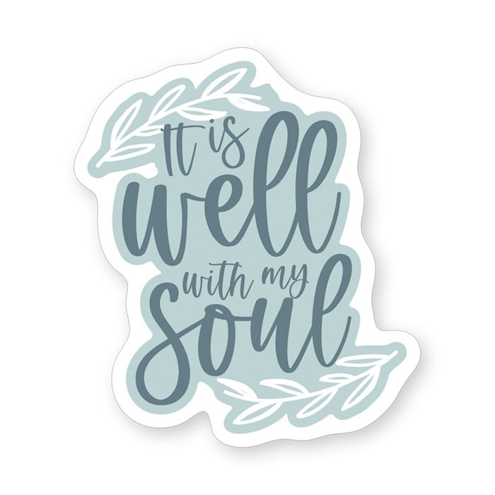 Sticker-Well With My Soul (2.5" X 3.5")