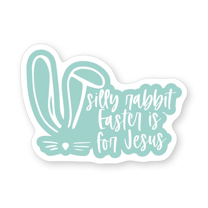 Sticker-Silly Rabbit Jesus (2.5" X 3.5")