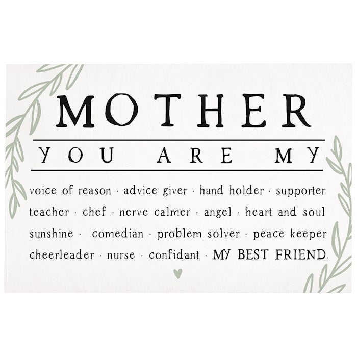 Wooden Postcard-Mother You Are My (4" X 6")