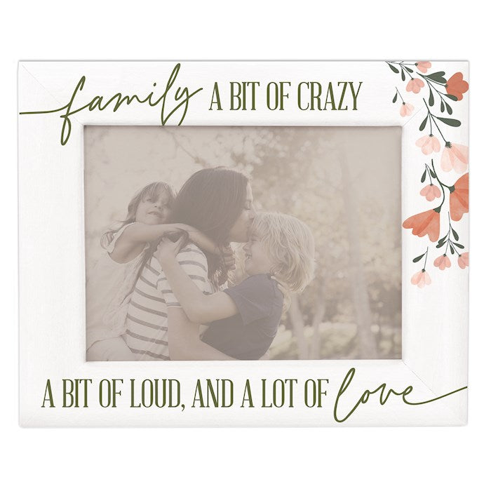Framed Moments-Family Bit Of Crazy (9.25" X 7.25")