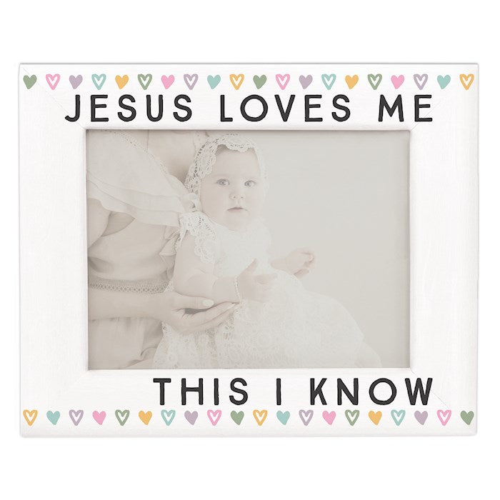 Framed Moments-Jesus Loves Me (9.25" X 7.25")