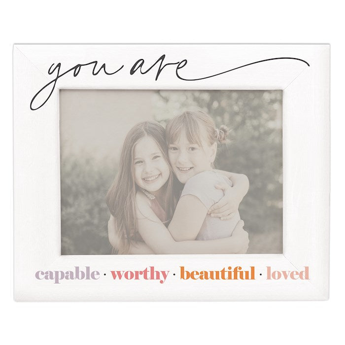 Framed Moments-You Are Capable Worthy (9.25" X 7.25")