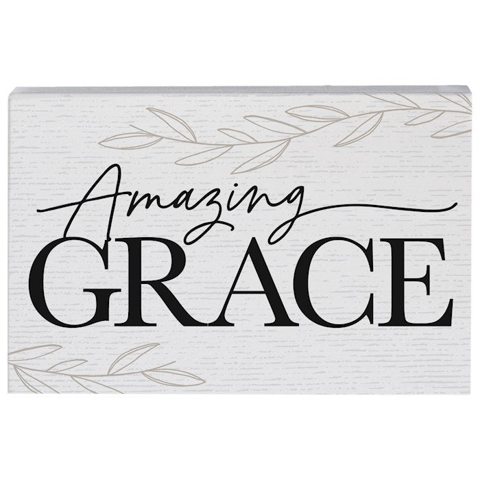 Small Talk Rectangle-Amazing Grace Leaves (3.5" X 5.25")