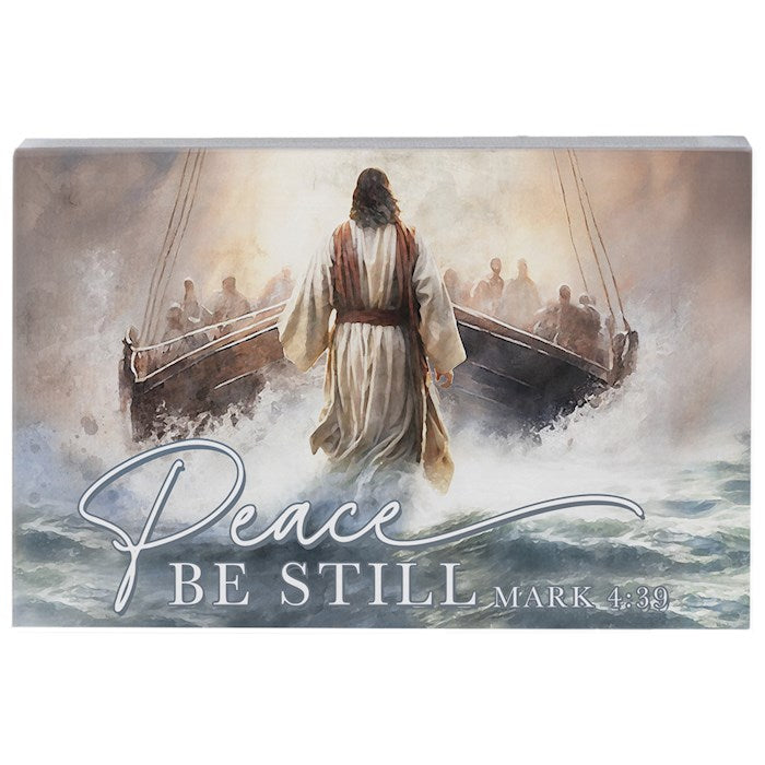 Small Talk Rectangle-Peace Be Still Boat (3.5" X 5.25")