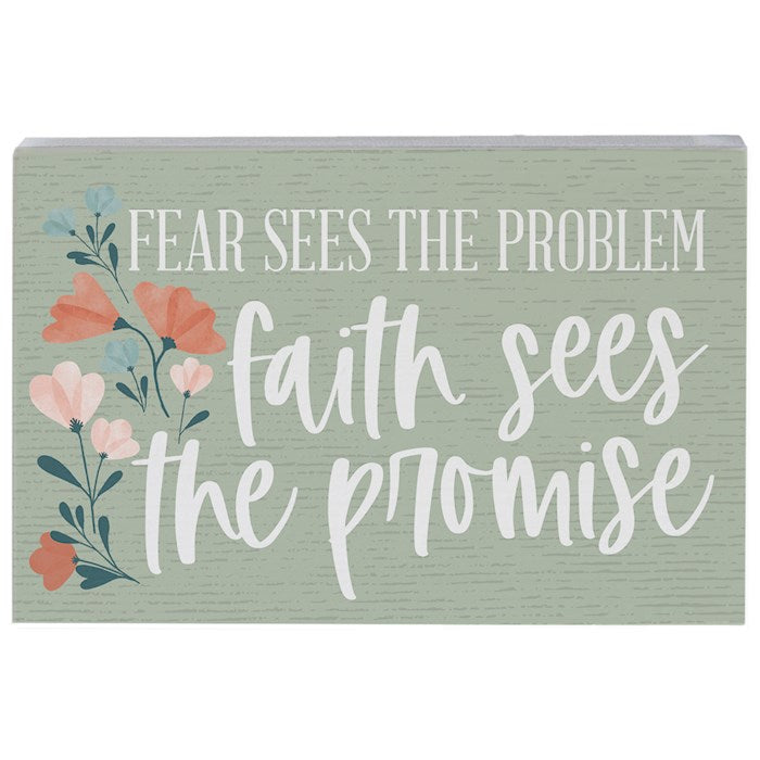 Small Talk Rectangle-Faith Sees Promise (3.5" X 5.25")