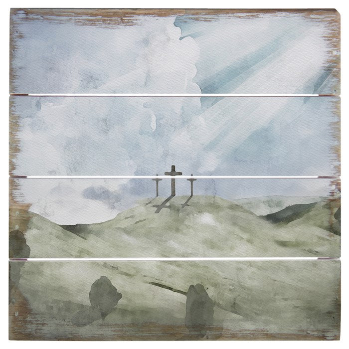 Perfect Pallet Petite-Crosses Landscape Art (6" X 6")