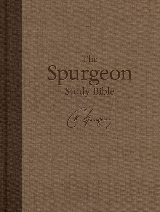 CSB Spurgeon Study Bible-Brown Hardcover