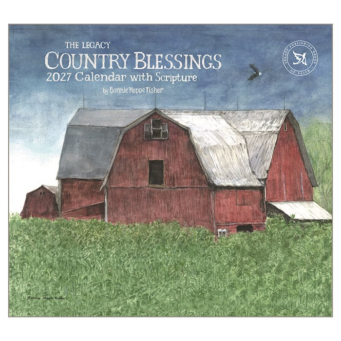 2027 Wall Calendar-Country Blessings ( 12" x 13.375")