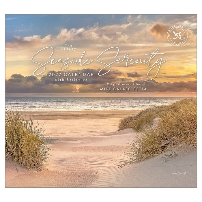 2027 Wall Calendar-Seaside Serenity ( 12" x 13.375")