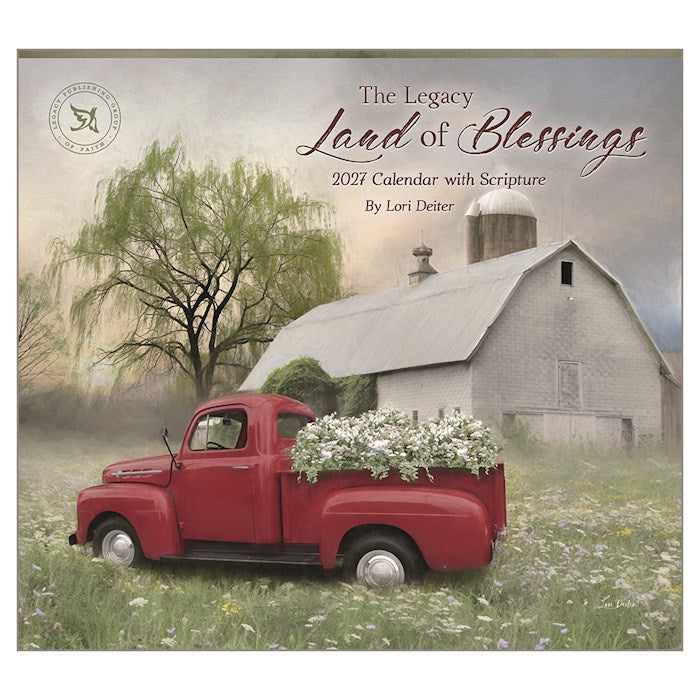 2027 Wall Calendar-Land Of Blessings ( 12" x 13.375")