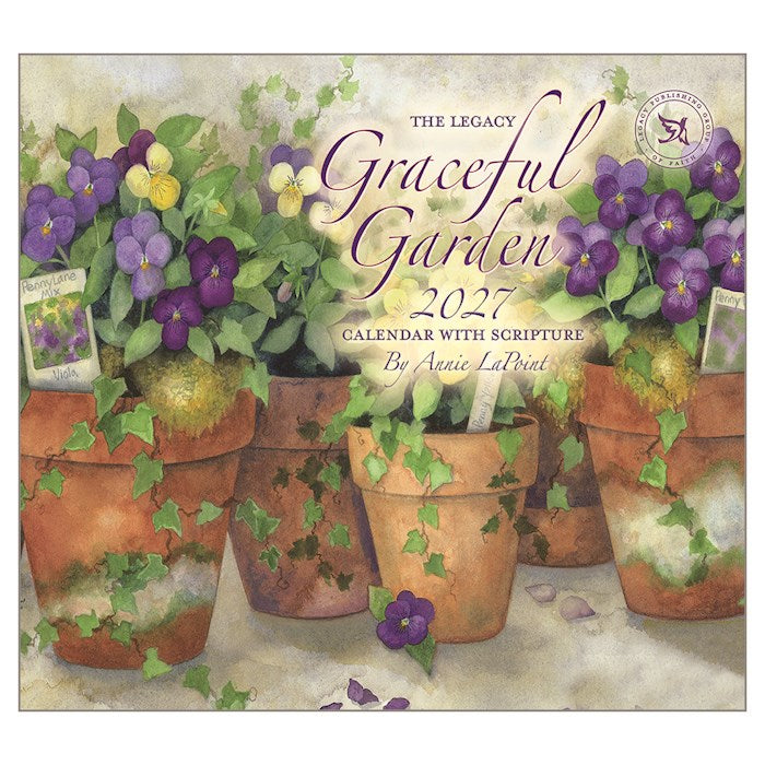 2027 Wall Calendar-Graceful Garden ( 12" x 13.375")