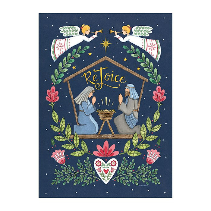 Boxed Card-Christmas-Angels Rejoice (Box Of 20)