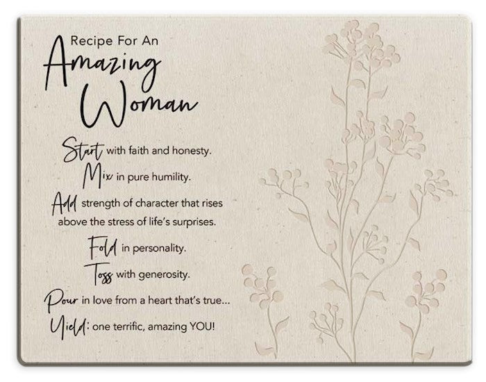 Cutting Board-Mini-Amazing Woman (11" x 8.5")