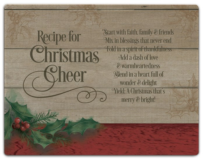 Cutting Board-Mini-Christmas Cheer (11" x 8.5")