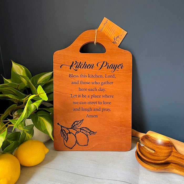 Cutting Board-Mini-Kitchen Prayer (8.8" x 13.8")