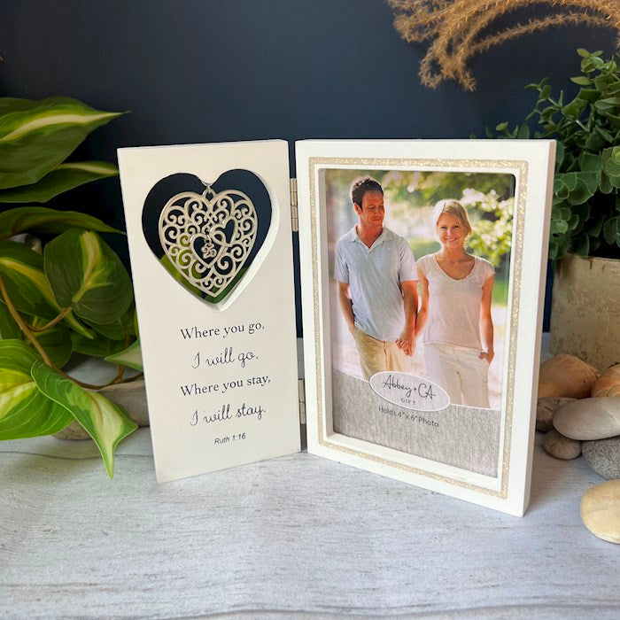 Frame-Hinged-25th Anniversary/Where You Go w/ Heart &amp; Charms