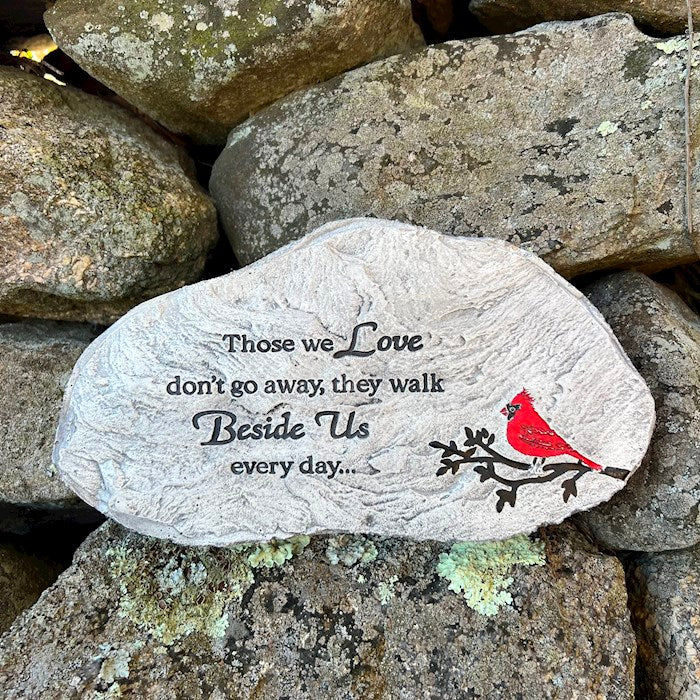 Garden Stone-Those We Love/Cardinal-Concrete