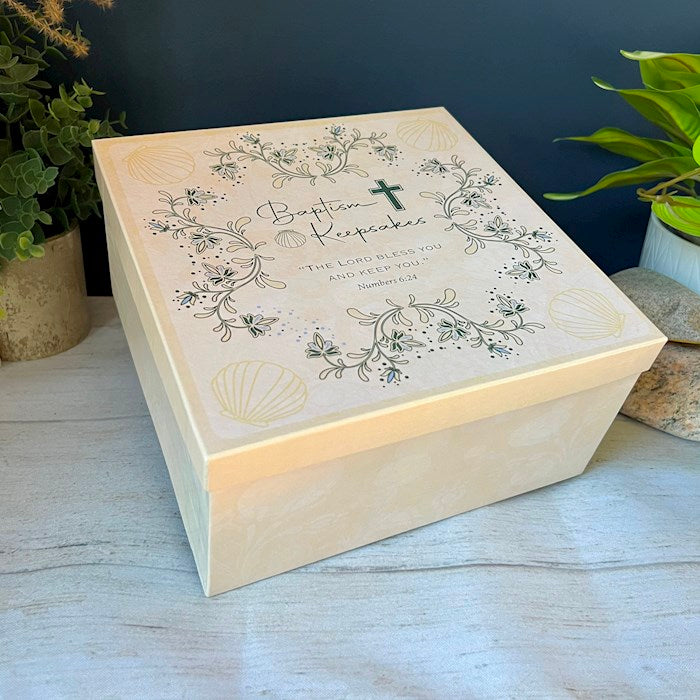 Keepsake Box-Baptism (Pack Of 4)