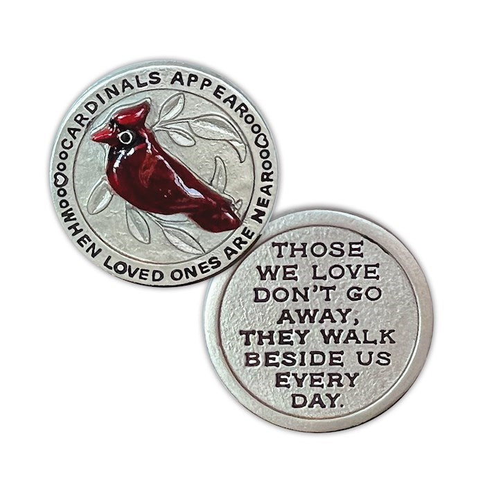 Pocket Token-Cardinals Appear When Loved Ones Are Near (Pack Of 12)
