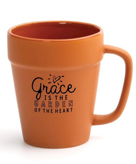 Mug-Designer Planter-Grace Is The Garden (14 Oz)