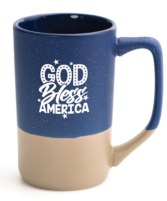 Mug-Designer Pebble-God Bless America (16 Oz)