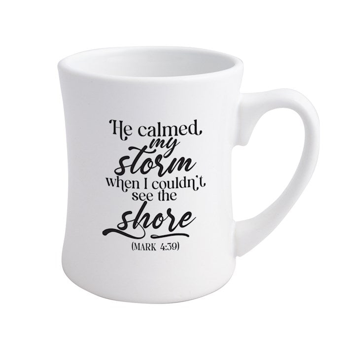 Mug-Designer Coffeehouse-He Calmed My Storm (19 Oz)