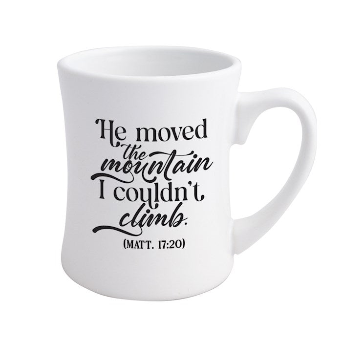 Mug-Designer Coffeehouse-He Moved The Mountain (19 Oz)