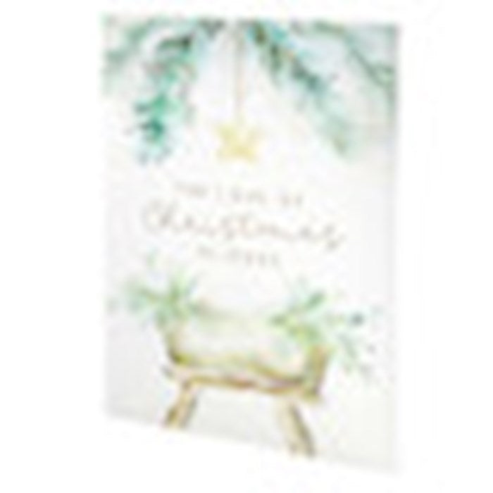 Canvas Print-Mini-The Love Of Christmas Is Jesus (5" x 7")