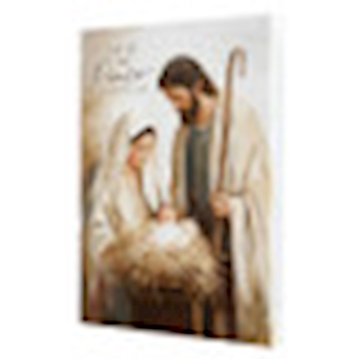 Mini Canvas-He Is Our Peace (Ephesians 2:14) (5" x 7")