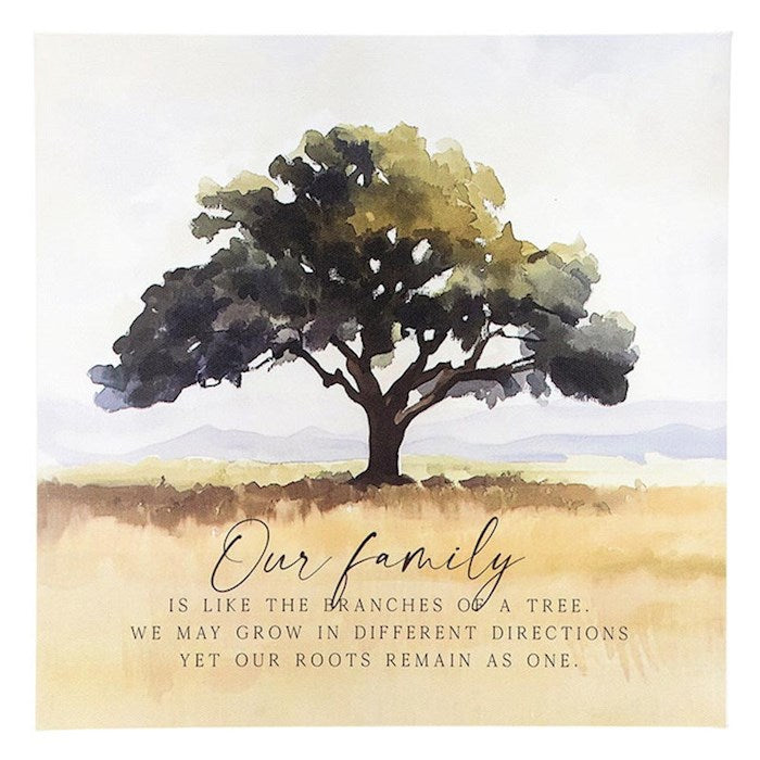 Canvas Print-Our Family Is Like The Branches Of A Tree (11" Sq.)