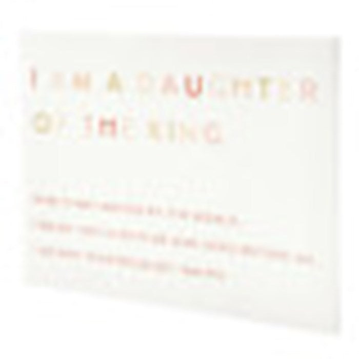Canvas Print-Daughter Of The King (10" x 8")