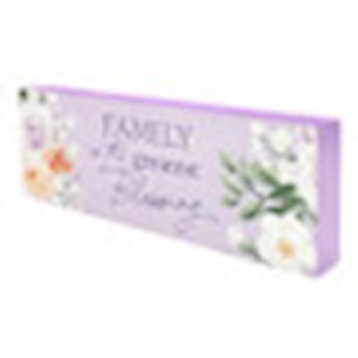 Stick Sign-Family (10" x 3.5")