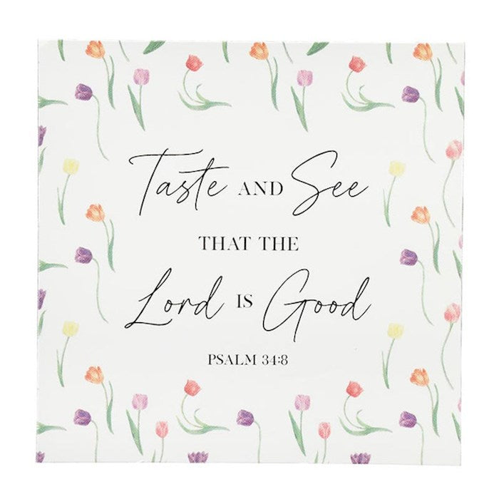 Magnet-Taste &amp; See That The Lord Is Good (2.5"sq)