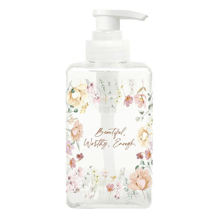 Soap Dispenser-Beautiful Worthy Enough (7.5"H)-Acrylic
