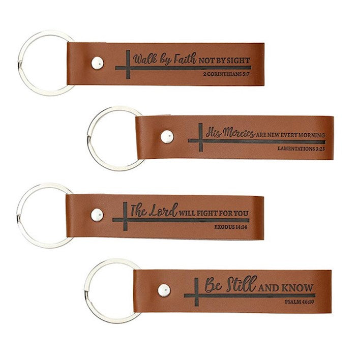 Display-Keychain-Stillness in His Presence Assortment (Pack Of 24)