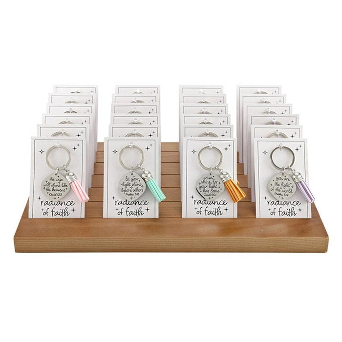 Display-Keychain-Radiance of Faith Assortment (Pack Of 24)