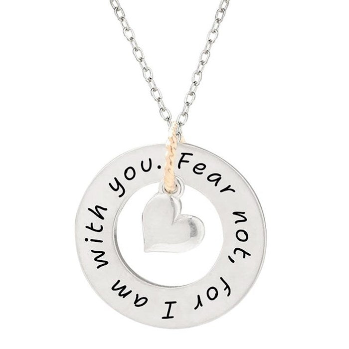 Necklace-Fear Not For I Am With You (Psalm 16:8)