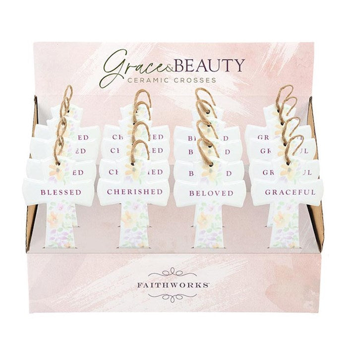 Display-Cross-Grace &amp; Beauty Assortment (Pack Of 16) (4"H)