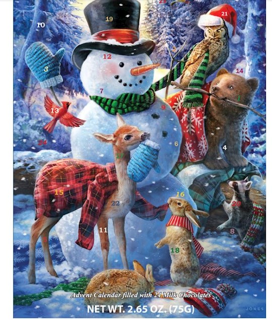 Chocolate Calendar-Advent: Snowman&